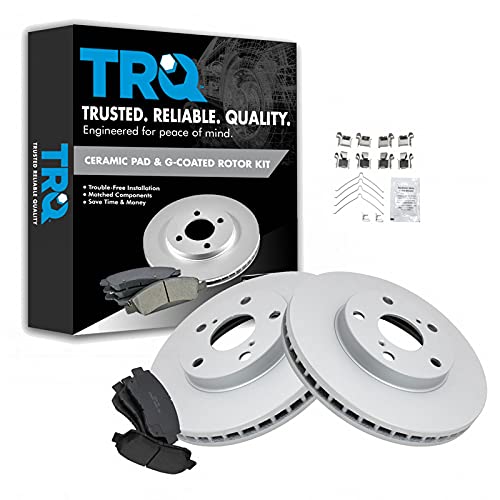 TRQ Brake Kit w/ Cleaner & Fluid (Ceramic + G-Coated, 275mm)