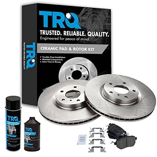 TRQ Front Brake Pad & Rotor Kit (Ceramic)