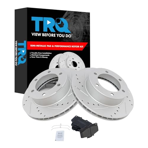 TRQ Front Performance Brake Pad & Rotor Kit (4Runner)