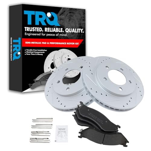 TRQ Front Performance Brake Pad & Rotor Kit (Expedition)