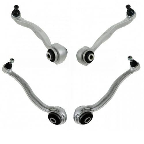 TRQ Front Control Arm with Ball Joint Set Compatible with 2012-2015 Mercedes-Benz C250 2008-2011 C300 2008-2015 C350 2010 E350 SLK250 2012-2016 SLK350 SLK55 AMG
