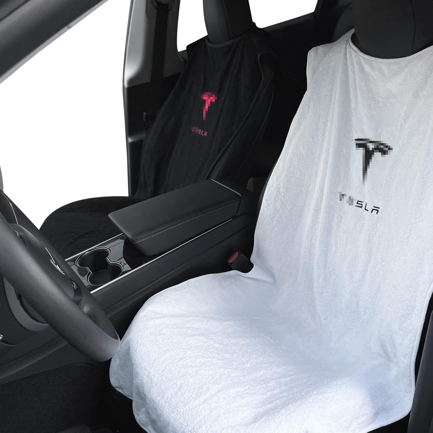 Piora Premium Towel Seat Cover (White)
