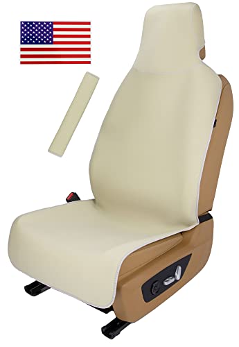 Waterproof Neoprene Car Seat Cover, Sweatproof Non-Slip Seat Protector, Universal Fit for Front Bucket or Rear Bench Seat of Cars, SUVs, Vans, Trucks, Compatible with Airbags and Armrests