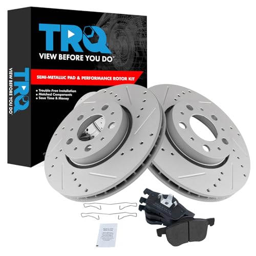 TRQ Front Performance Brake Pad & Rotor Kit (Volvo)