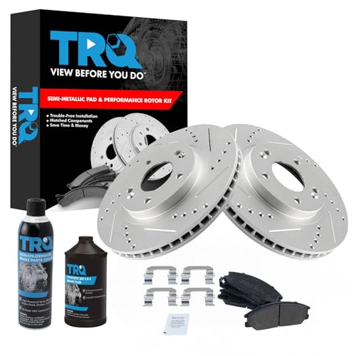 TRQ Hyundai Front Performance Brake Kit (G-Coated)