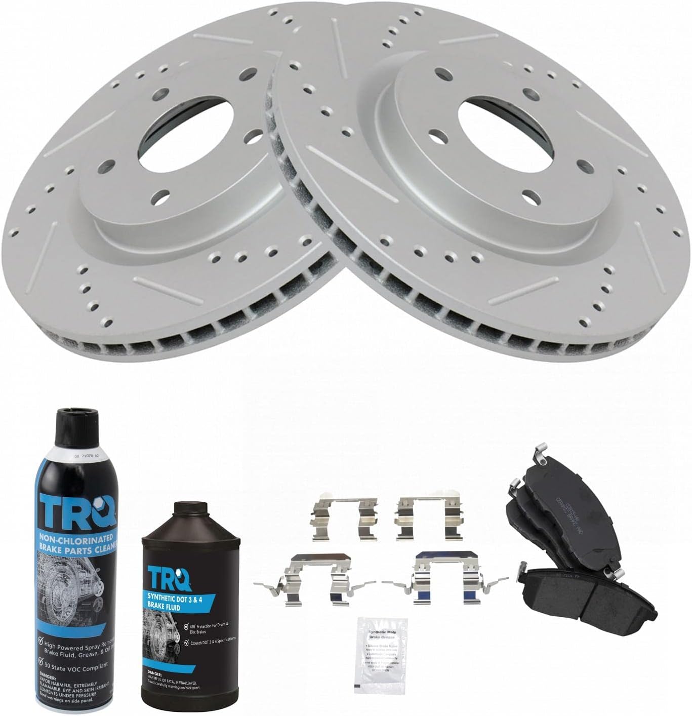 TRQ Budget Front Brake Kit (G-Coated)