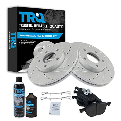 TRQ Front Performance Brake Pad & Rotor Kit (Mazda 3)