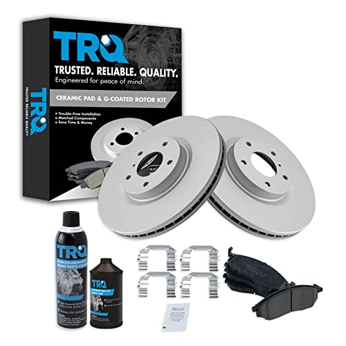 TRQ Premium Ceramic Brake Pad & Coated Rotor Kit (Budget Pick)