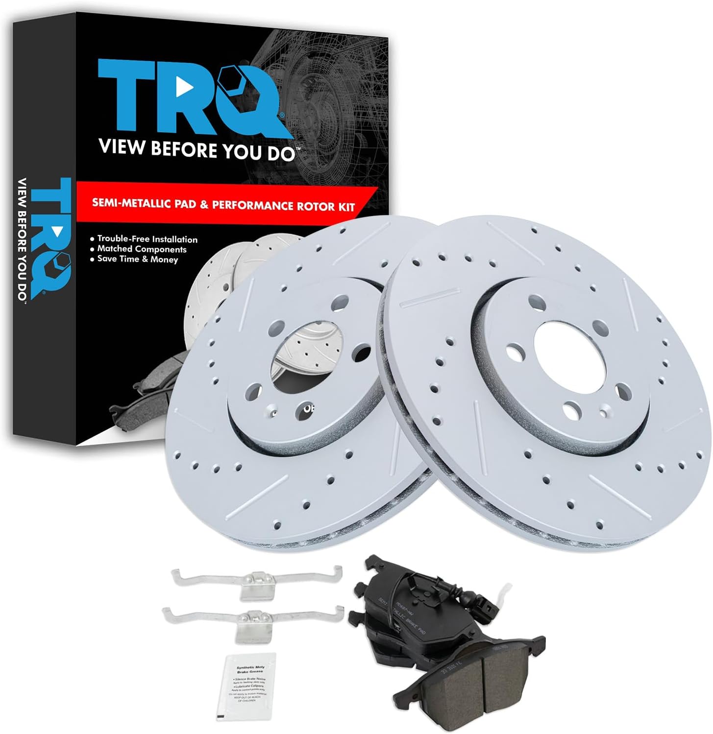 TRQ Front Performance Brake Kit (VW fit)