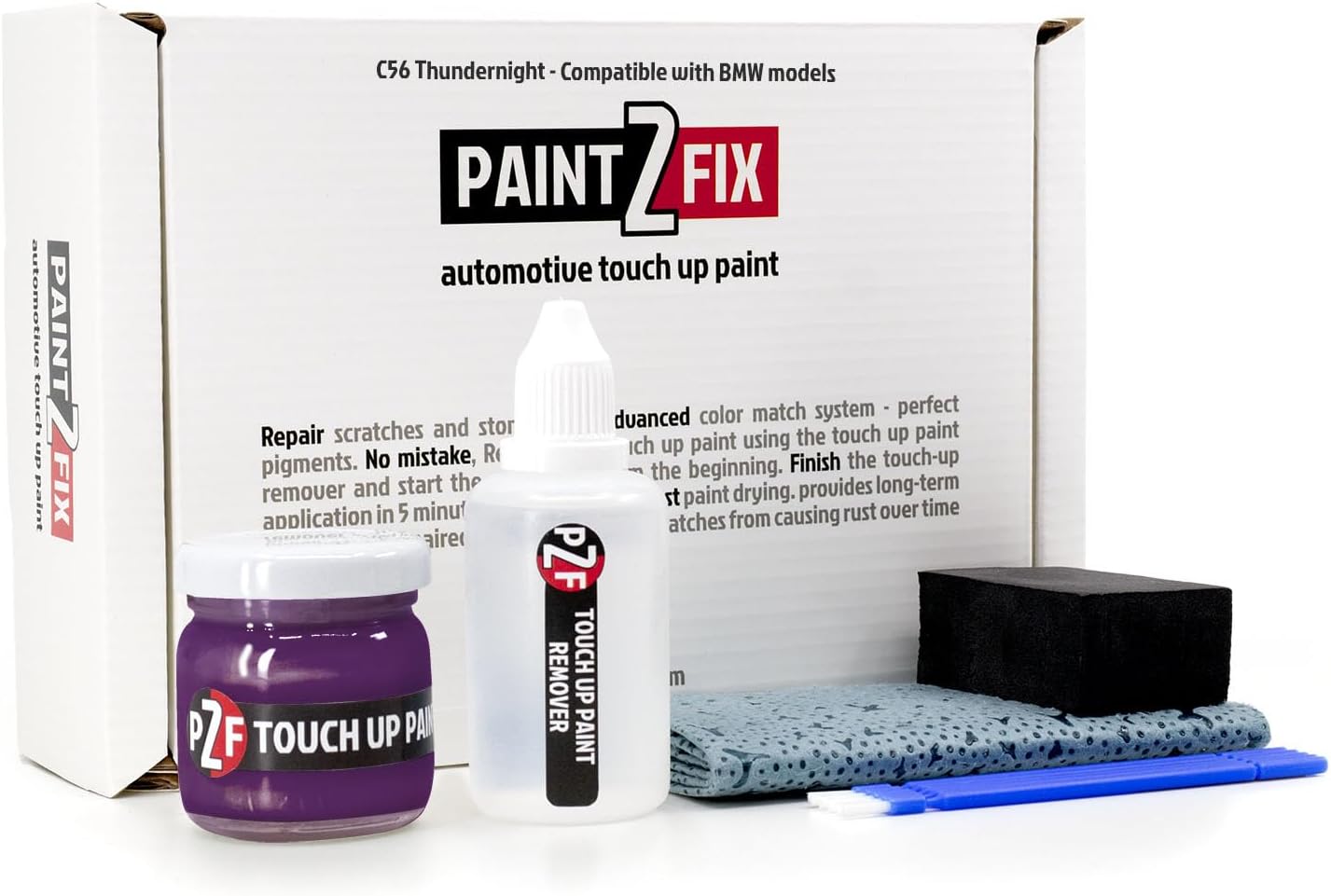 C56 Thundernight Touch-Up Paint & Scratch Repair Kit for BMW Models - 1.35 fl oz (35 ml)