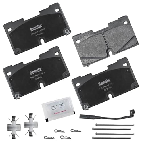 Bendix Priority1 CFC2173 Ceramic Front Brake Pads for Select Models Cadillac Escalade,Escalade ESV,Chevrolet Cheyenne,Silverado 1500,Silverado 1500 LTD,Suburban,Tahoe,GMC Sierra,1500,Limited,Yukon,XL