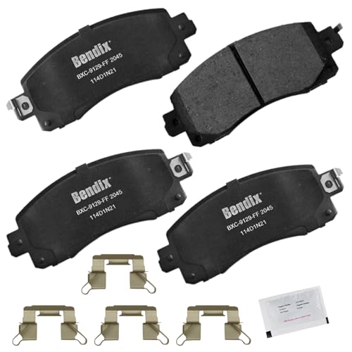 Bendix Priority1 CFC2045 Ceramic Front Brake Pads for Subaru Crosstrek/Forester/Outback/Impreza/Legacy (2017-2023)
