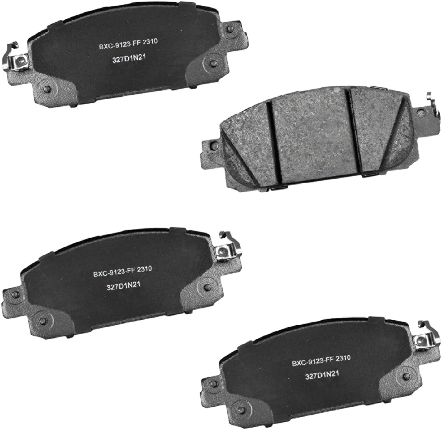Bendix Premium SBC2310 Ceramic Front Brake Pads for Nissan Kicks 2024-2021, Sentra 2023-2020