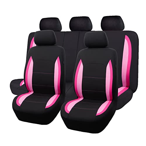 Flying Banner Car Seat Covers Front Seats Rear Bench Polyester car seat Protectors Easy installations Rear Bench Split Classic Man Lady Truck