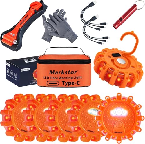 Markstor LED Road Flares (6 pack)