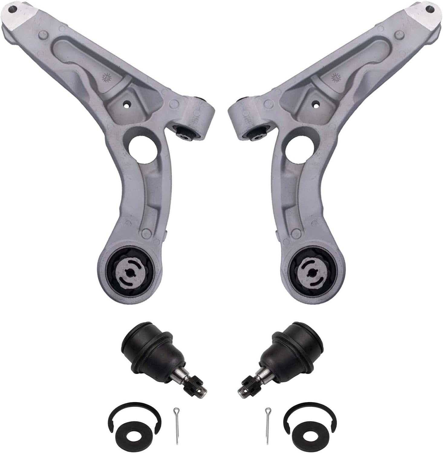 TRQ Front Lower Control Arm with Ball Joint Set