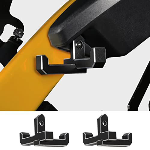 Mabett Aluminum Trunk Grocery Bag Hooks for Ford Bronco Accessories 2025 2024 2023 2022 2021 4-Door Black Interior Organizer (T+J-Shaped)