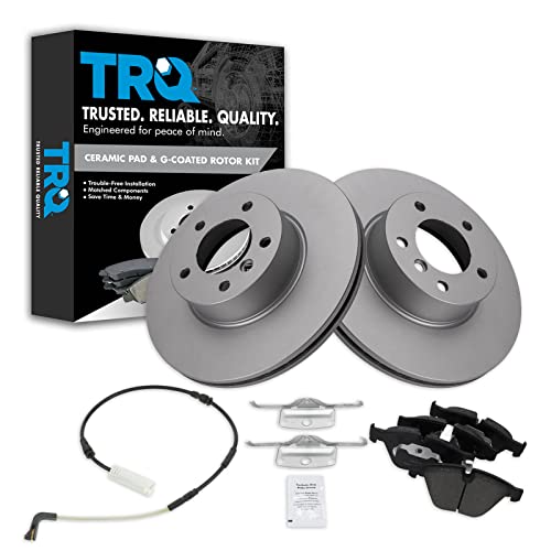 TRQ Front Brake Pad & Rotor Kit