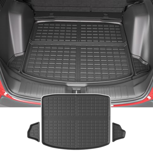 powoq Fuel Trunk Mat Compatible with 2017-2022 Honda CRV Cargo Mat All Weather Cargo Liner Replacement for 2017-2019 2020 2021 2022 Honda CRV Accessories (Fit 17-22 Fuel Model, Trunk Mat)