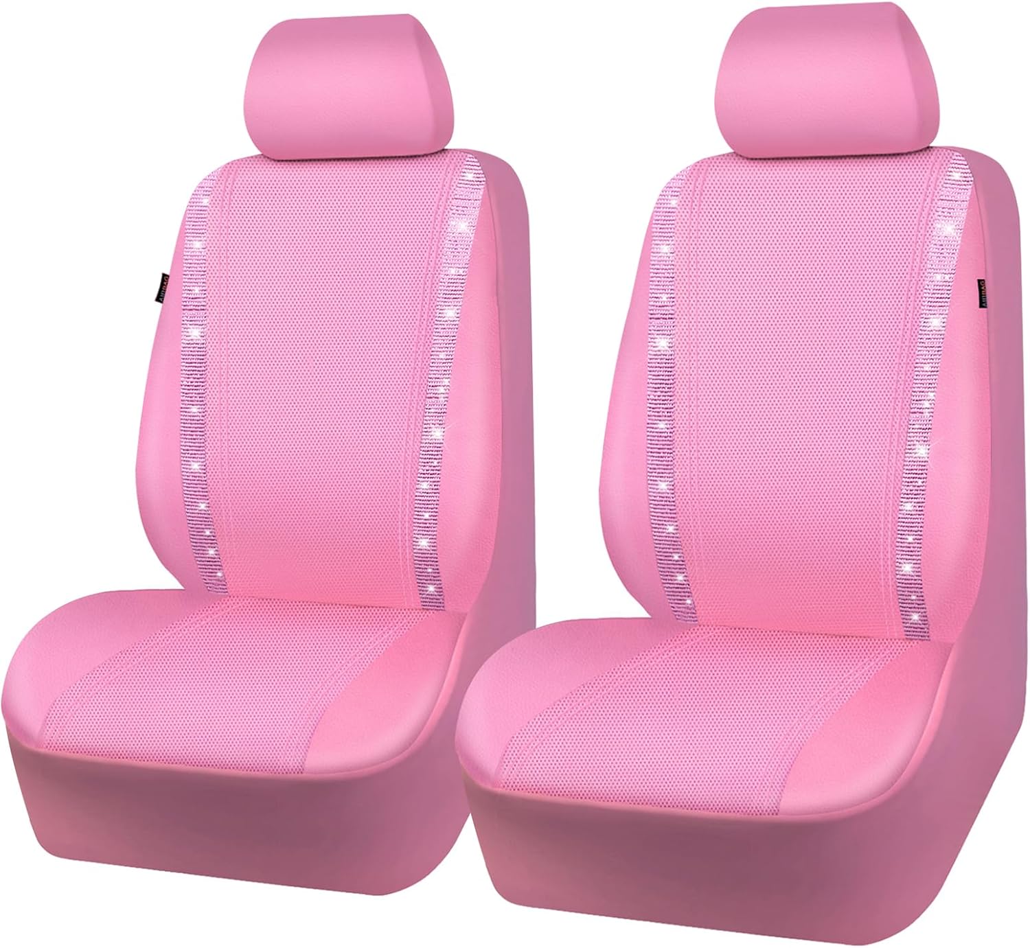 CAR PASS Bling Diamond Pink Front Covers