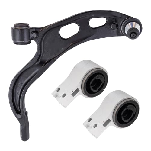 TRQ Front Control Arm with Ball Joint Set Control Arm Bushing Compatible with 2010-2012 Ford Taurus 2009-2012 Lincoln MKS