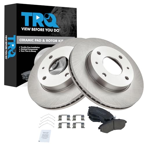 TRQ Ceramic Brake Pad & Rotor Kit (Elantra/Tiburon)