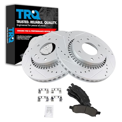 TRQ Slotted X Drilled G-Coated (Mid-Range)