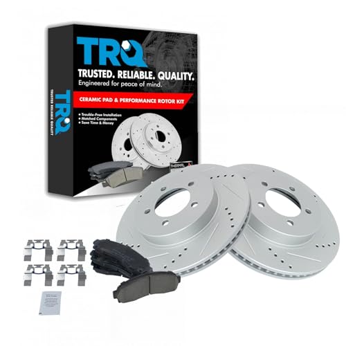 TRQ Front Performance Brake Pad & Rotor Kit (Explorer)