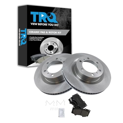 TRQ Front Brake Pad and Rotor Set (4Runner/GX460)