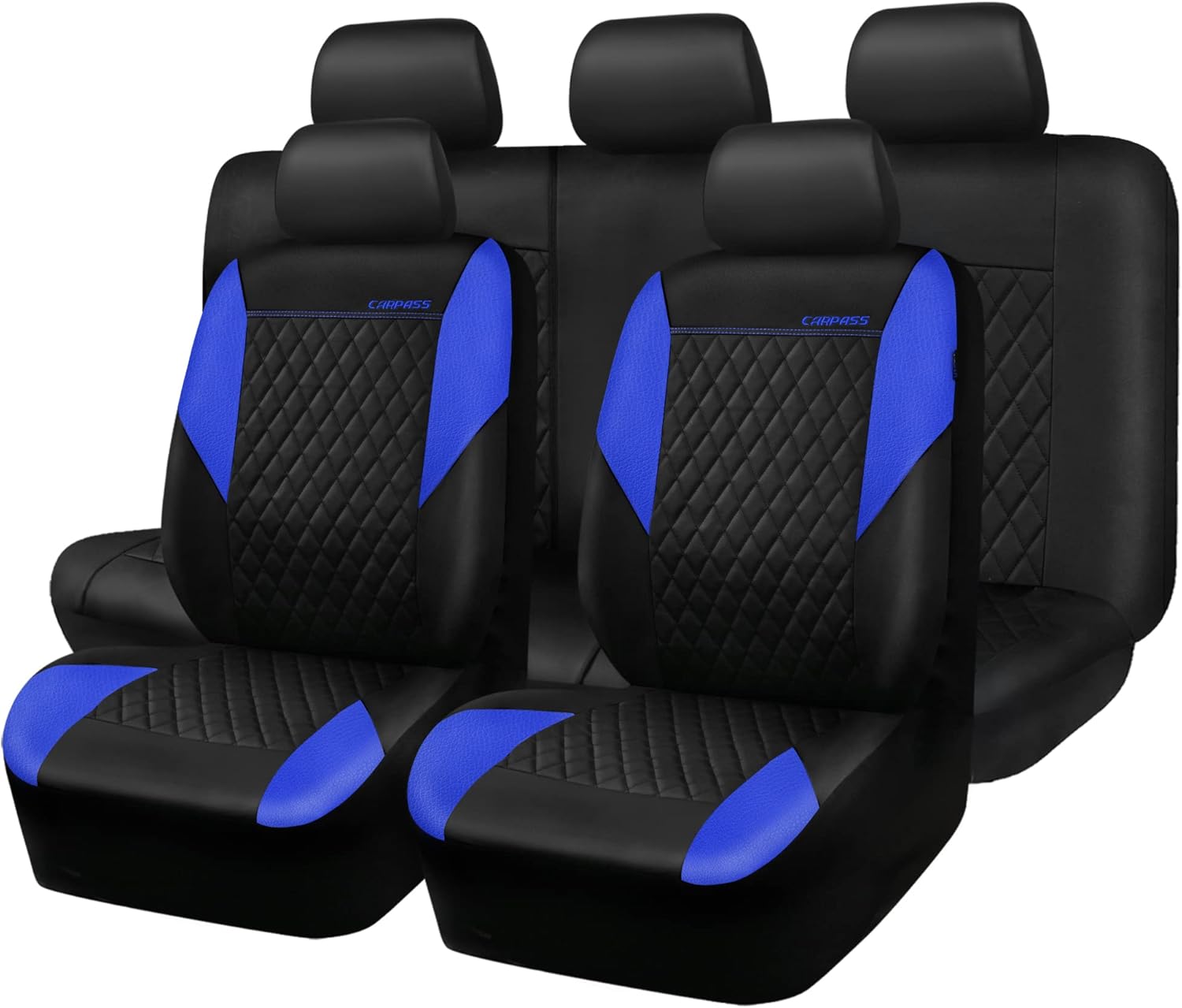 CAR PASS Leather Seat Covers (Full Set)