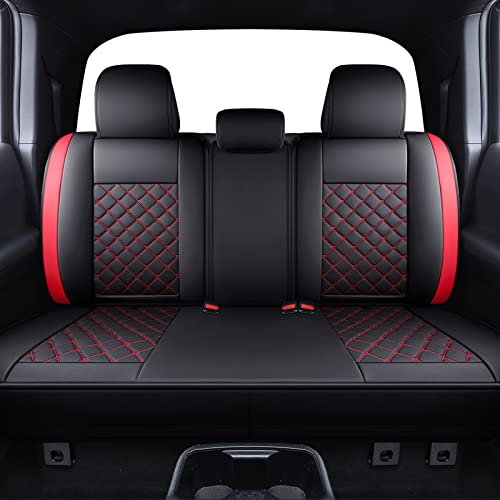 Tomatoman Tacoma Seat Covers (Black-Red)