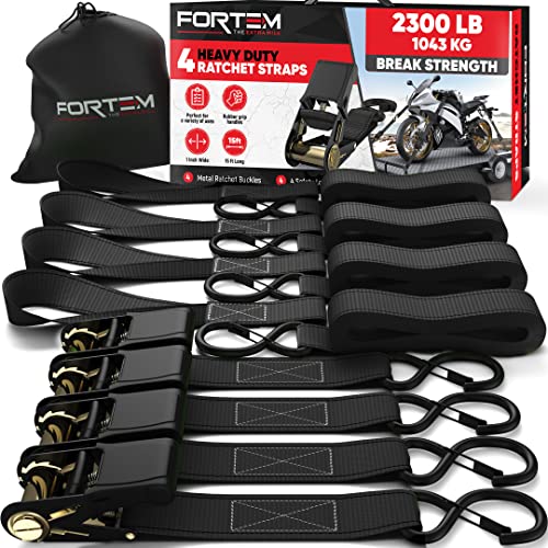 FORTEM Ratchet Straps (15ft x 1in)