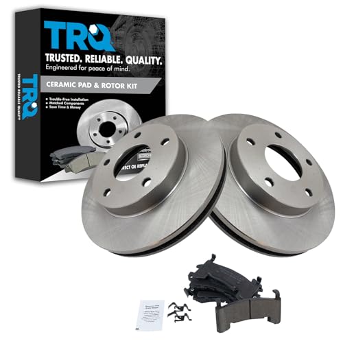TRQ Rotor Brake Pad Kit (Buick/Cadillac/Chevy/GMC)