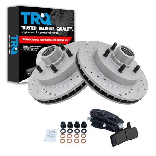 TRQ Slotted X Drilled G-Coated Performance Kit (Premium Option)