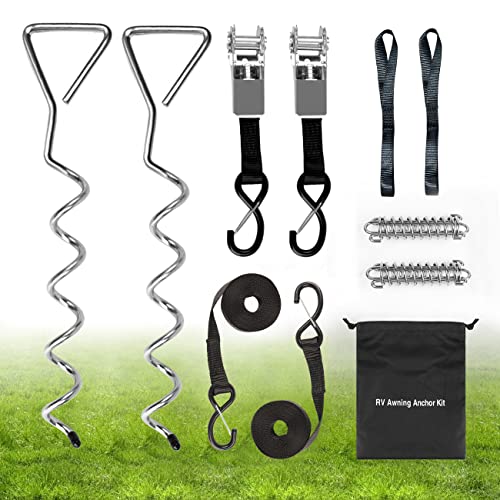 Safoner Heavy Duty RV Awning Tie Down Kit