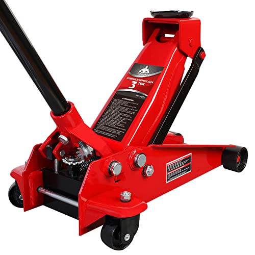 Floor Jack 3 Ton Capacity Fast Lift Service Jack