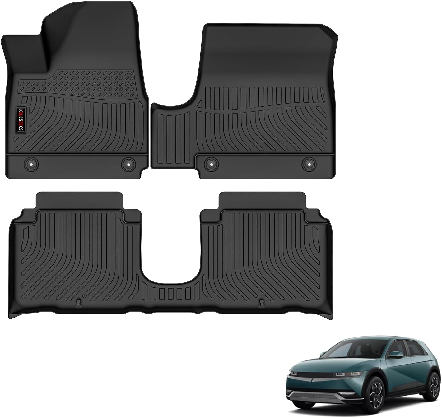 KELCSEECS Ioniq 5 TPE Floor Liners