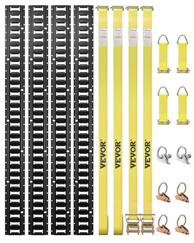 VEVOR E-Track Tie-Down Rail Kit