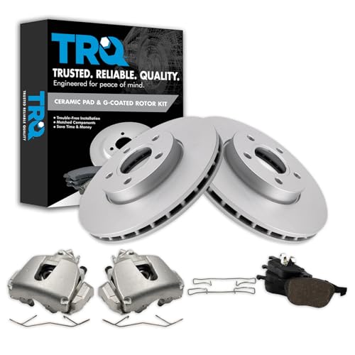 TRQ Ceramic Kit with Calipers (Focus/C-Max)