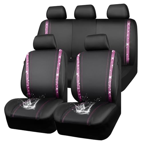 CAR PASS Bling Diamond Car Seat Covers