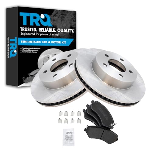 TRQ Jeep Liberty Front Brake Pad & Rotor Kit