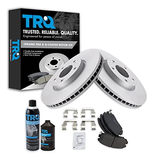 TRQ Front Brake Pad & Rotor Kit — Hyundai Sonata