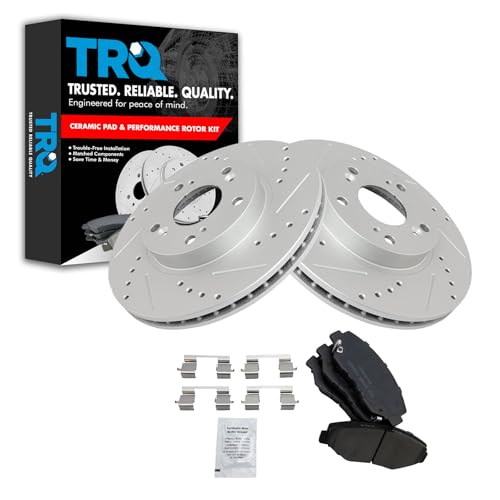 TRQ CR-V Ceramic Pad & G-Coated Rotors