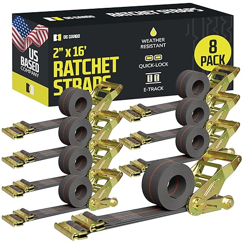 DC Cargo Mall E Track Ratchet Straps