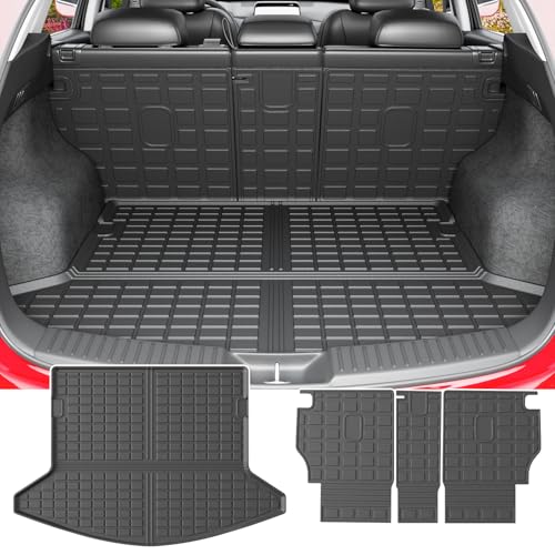powoq Cargo Mat Compatible with 2017-2022 Mazda CX5 Trunk Mat TPE Cargo Liner Backrest Trunk Liner Replacement for 2017-2022 Mazda CX-5 Accessories