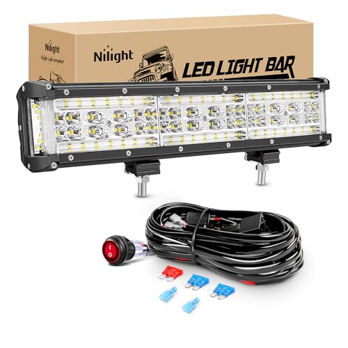 Nilight 13.5 Inch Side Shooter LED Light Bar