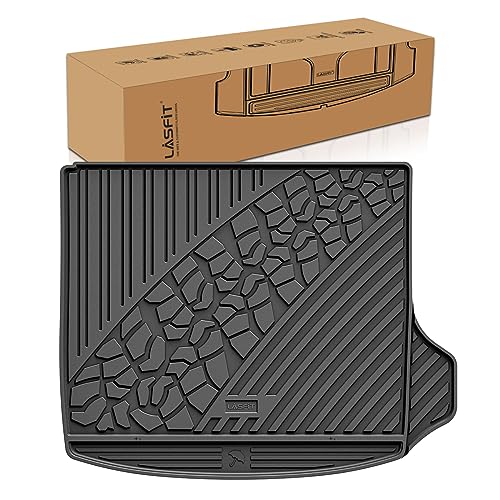 LASFIT Trunk Mat for Jeep Grand Cherokee 2022-2025 5-Seat (Include 4xe, NOT for L) All Weather TPE Custom Fit Cargo Mat Trunk Liner Cargo Liner, Black
