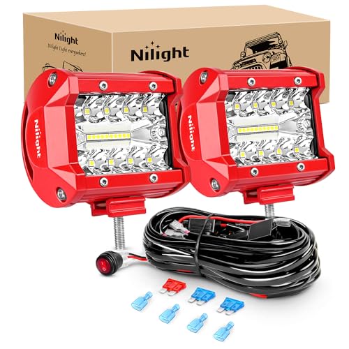 Nilight 2×60W 4" Combo Pods