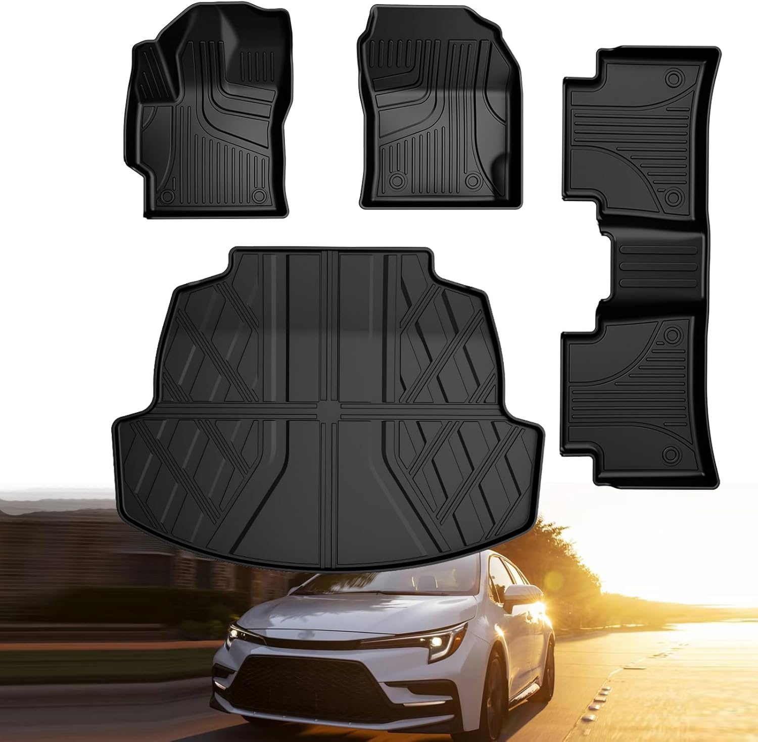 AOMSAZTO Corolla Floor Mats & Trunk Mat