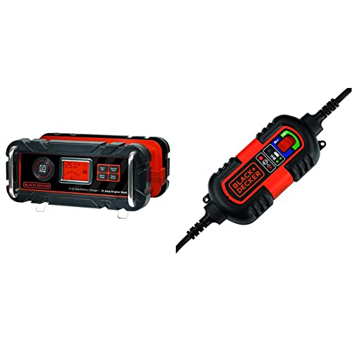 BLACK+DECKER 25 Amp 12V Battery Charger/Maintainer Bundle with 6V/12V Battery Charger